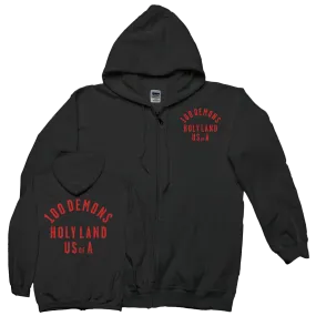 100 Demons "Holyland" Zip-Up Sweatshirt