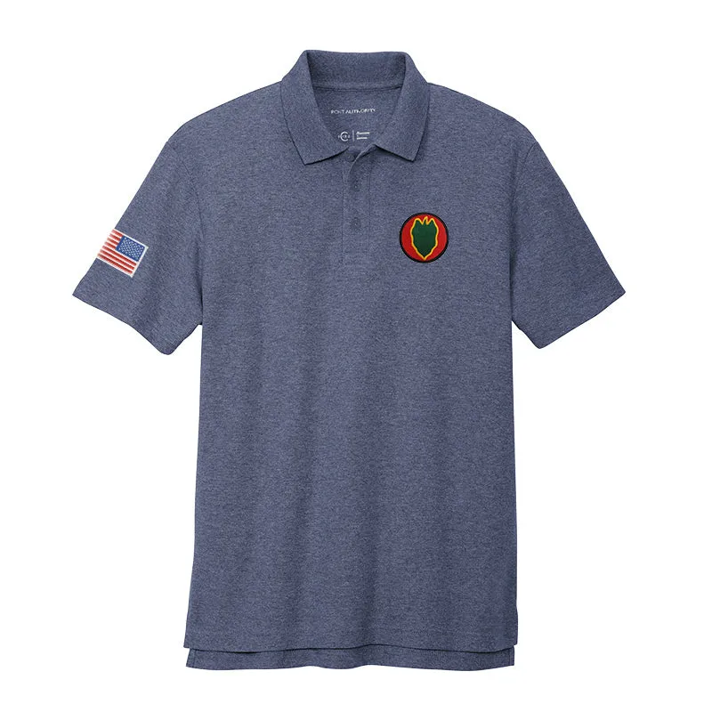 24th Infantry Cotton Blend Polo Shirt
