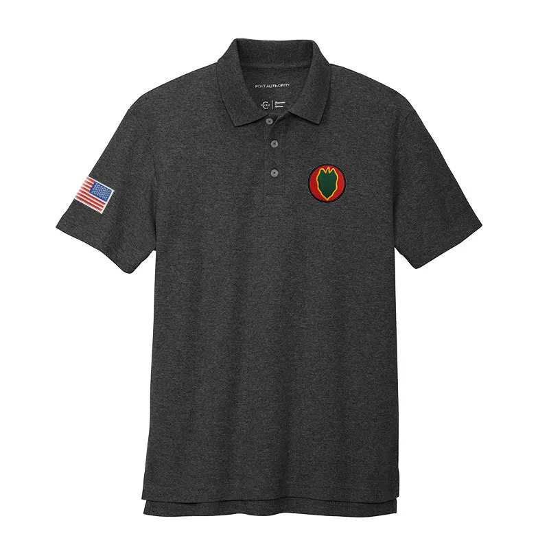 24th Infantry Cotton Blend Polo Shirt