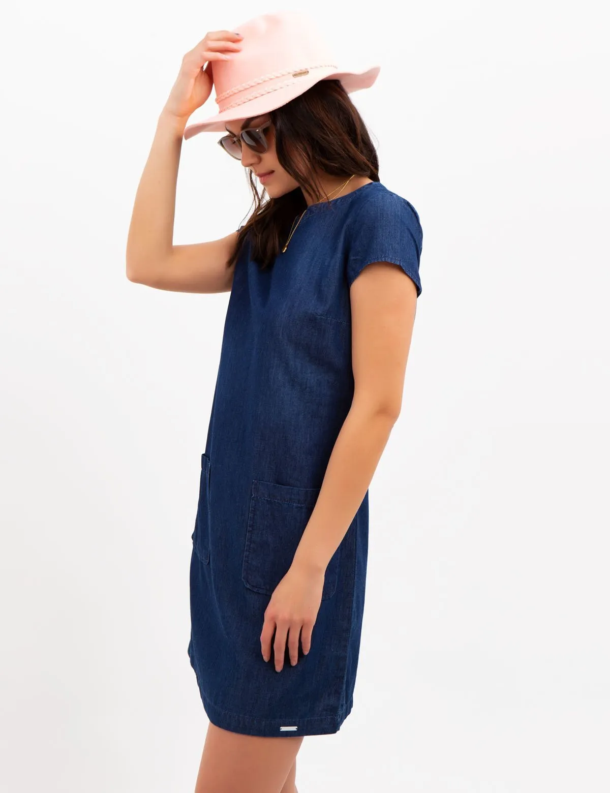 A-Line Denim Dress