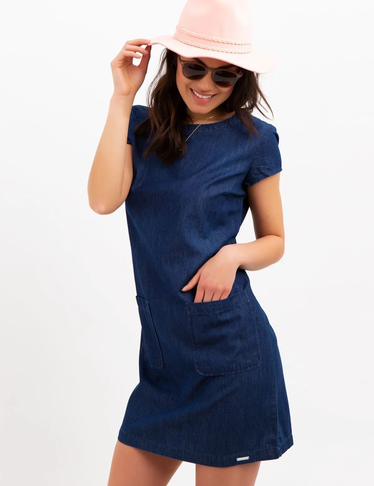 A-Line Denim Dress