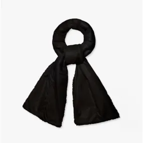 AAND Ladies  Puffer Scarf Black: O/S