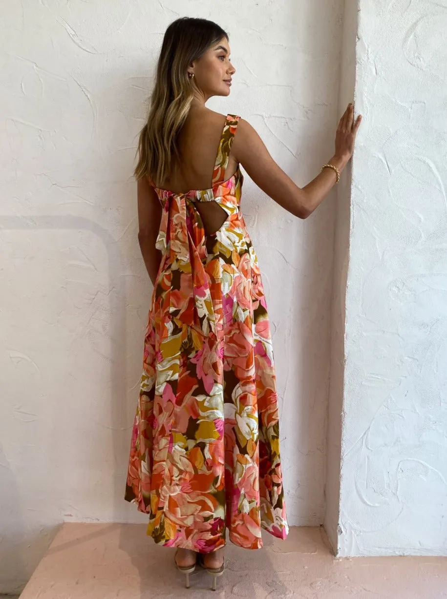 Acler Tate Dress in Pink Bouquet
