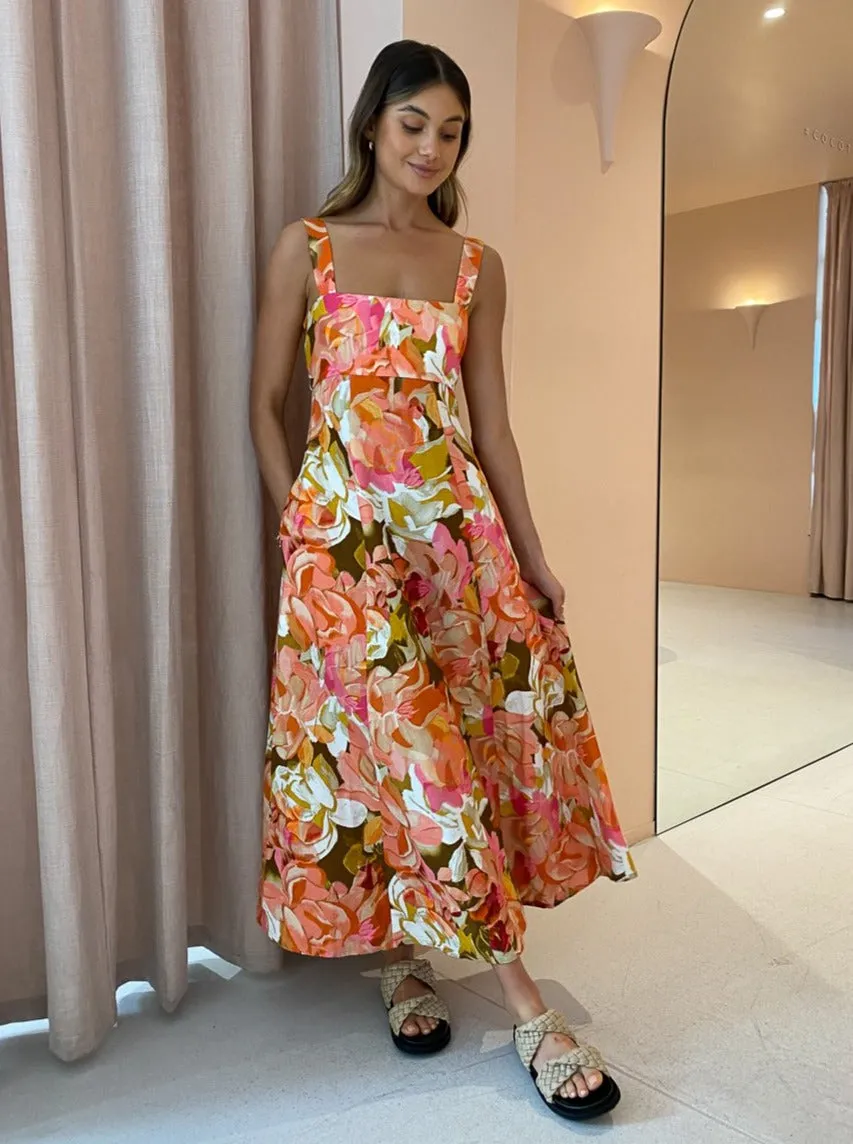 Acler Tate Dress in Pink Bouquet