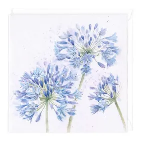Agapanthus Greeting Card