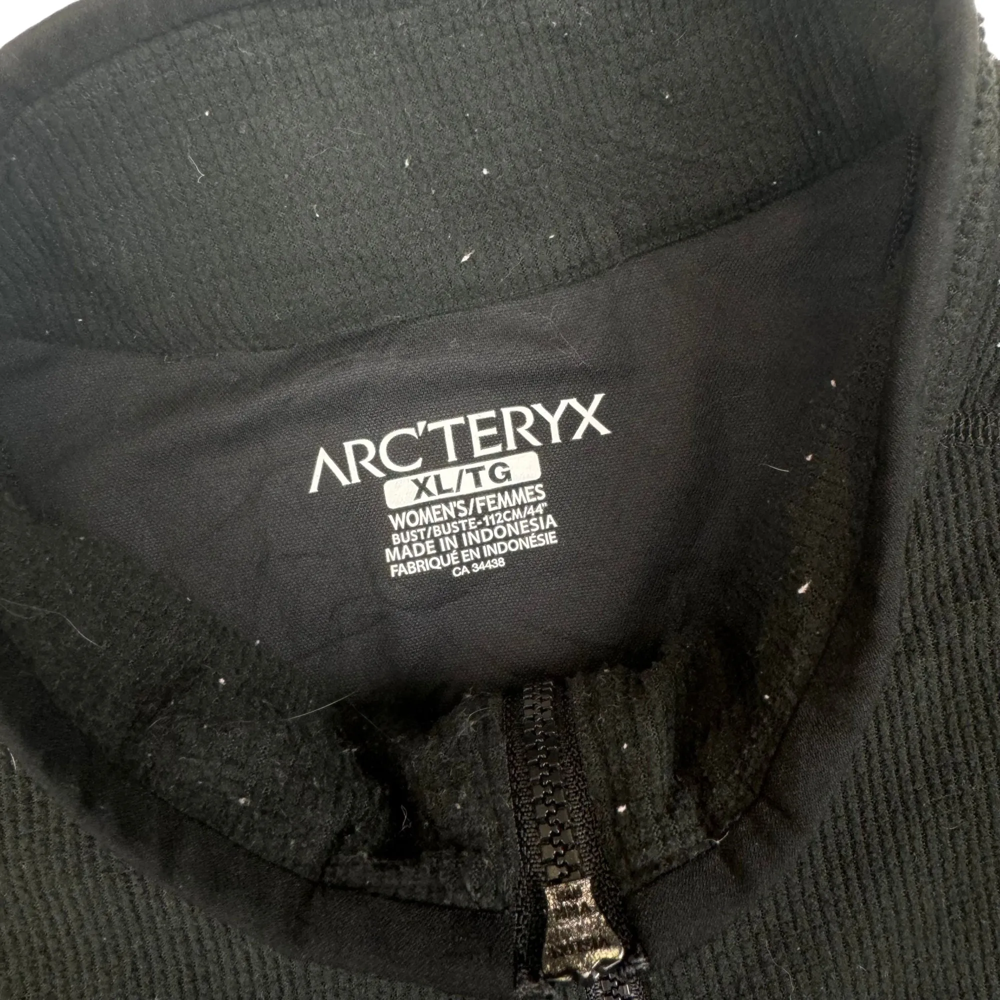 Arc'teryx Zip-Up Fleece Black