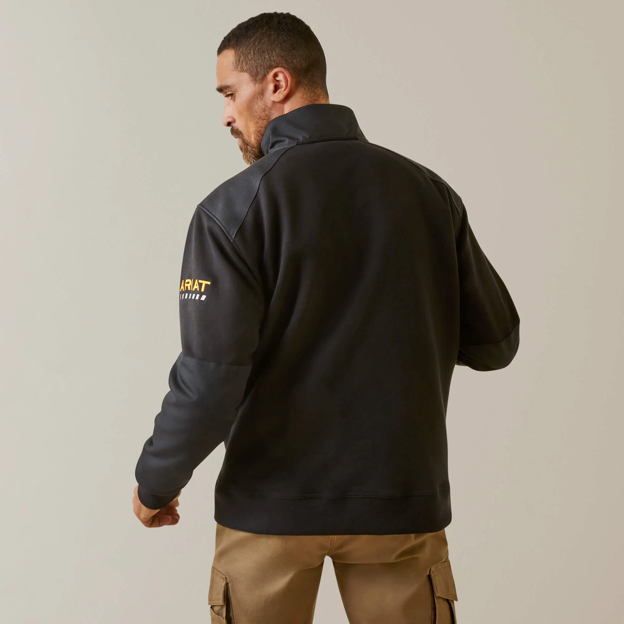 Ariat Men's Rebar Workman DuraCanvas 1/4 Zip Sweatshirt