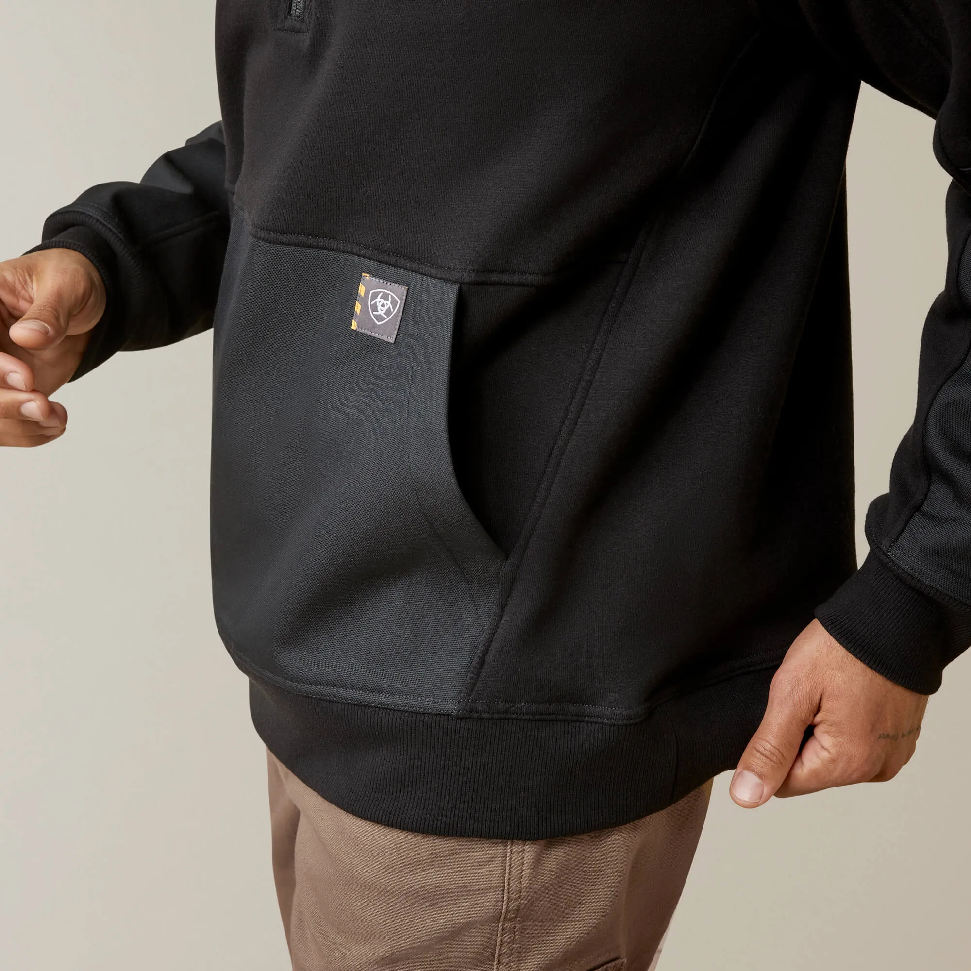 Ariat Men's Rebar Workman DuraCanvas 1/4 Zip Sweatshirt