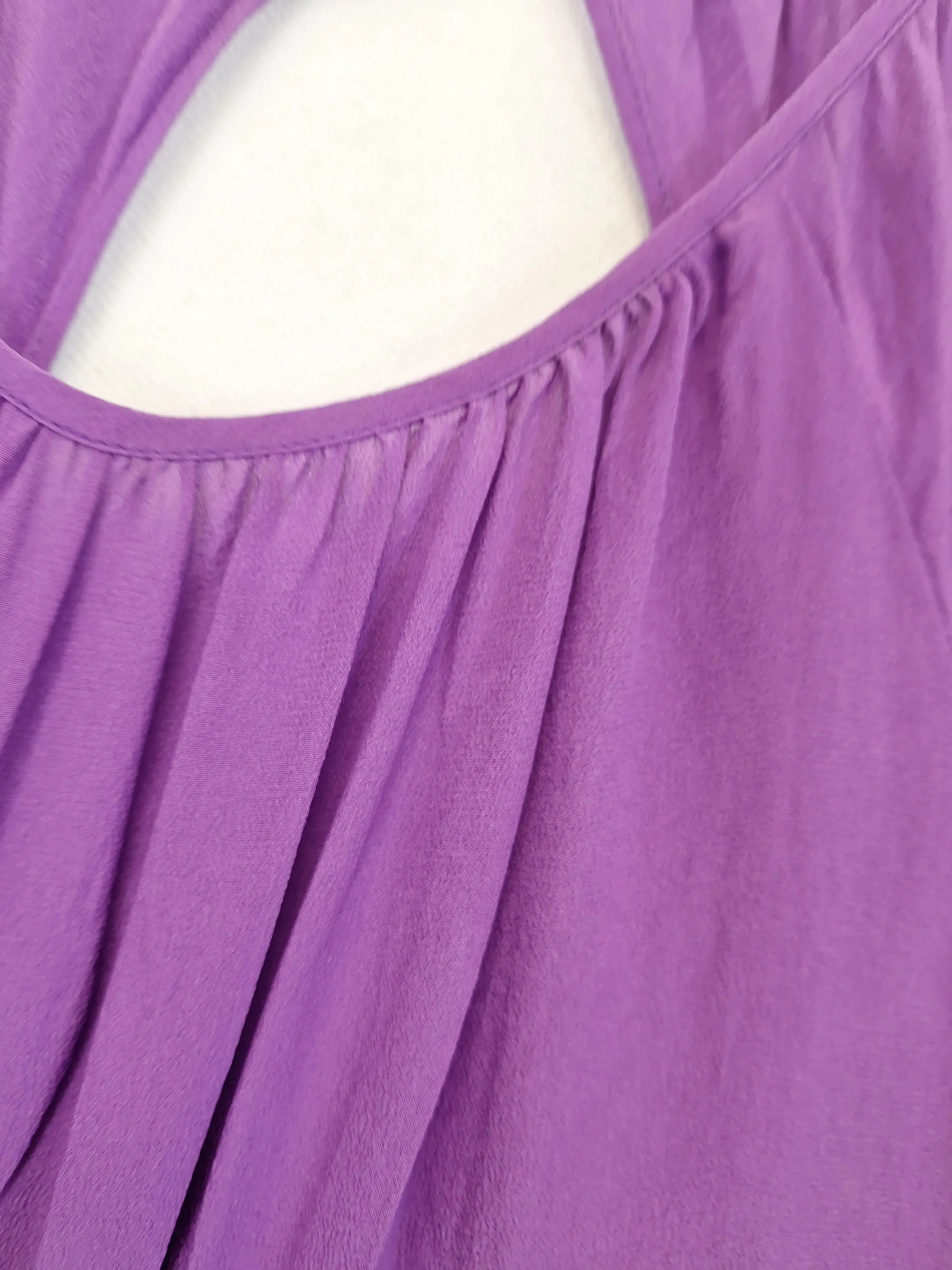Banana Republic Indigo Lightweight Silk Top Size XXS