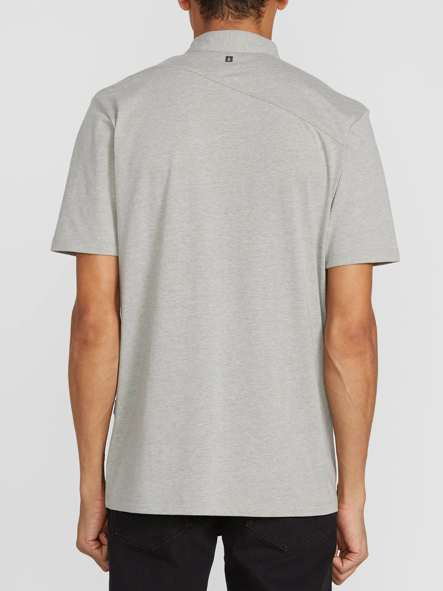 Banger Short Sleeve Polo Shirt - Heather Grey