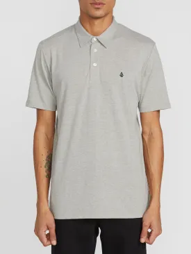 Banger Short Sleeve Polo Shirt - Heather Grey