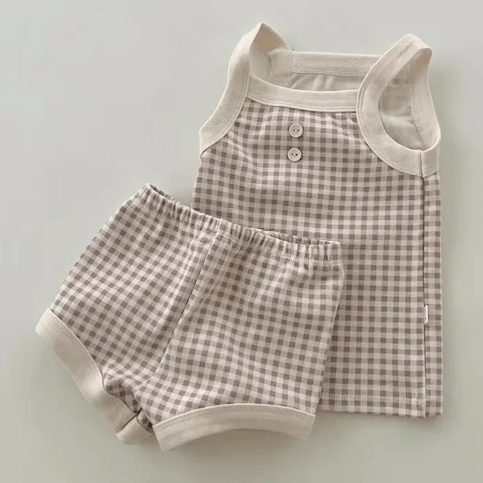 Basic Pastel Checked Set