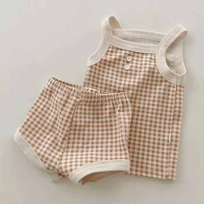 Basic Pastel Checked Set