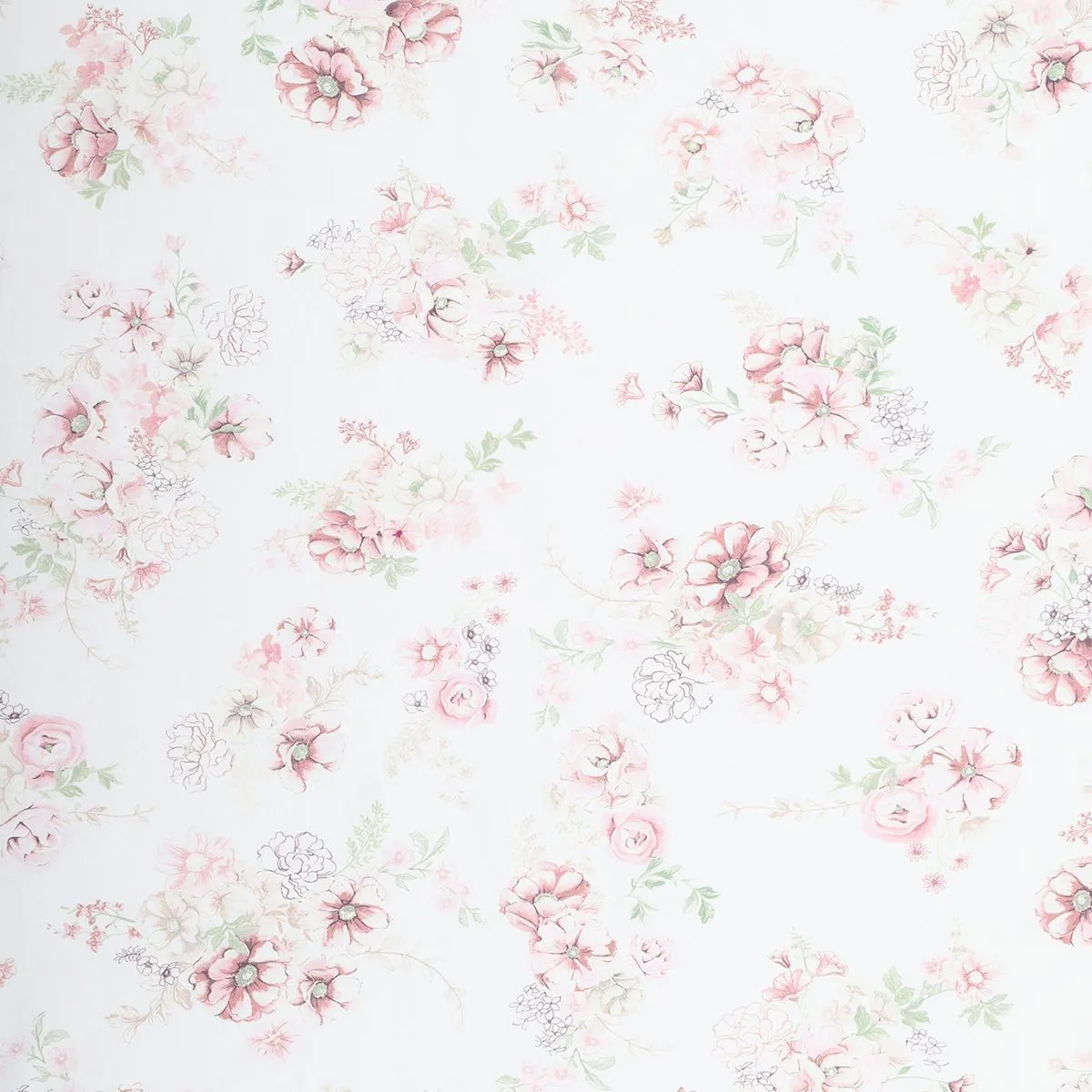 Bebe Amelie Floral Overlay Dress (Size NB-1)