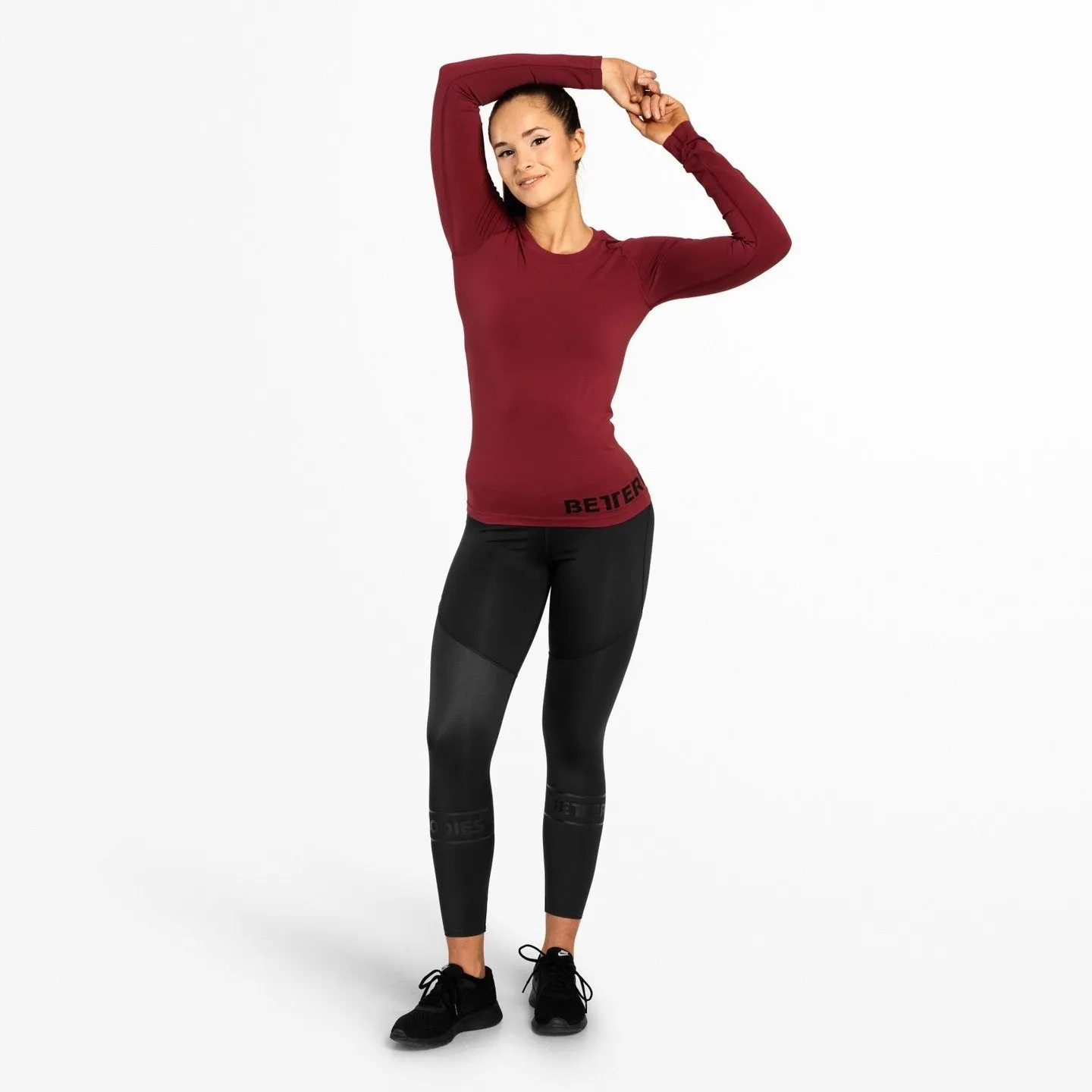 Better Bodies Nolita Seamless LS - Sangria Red