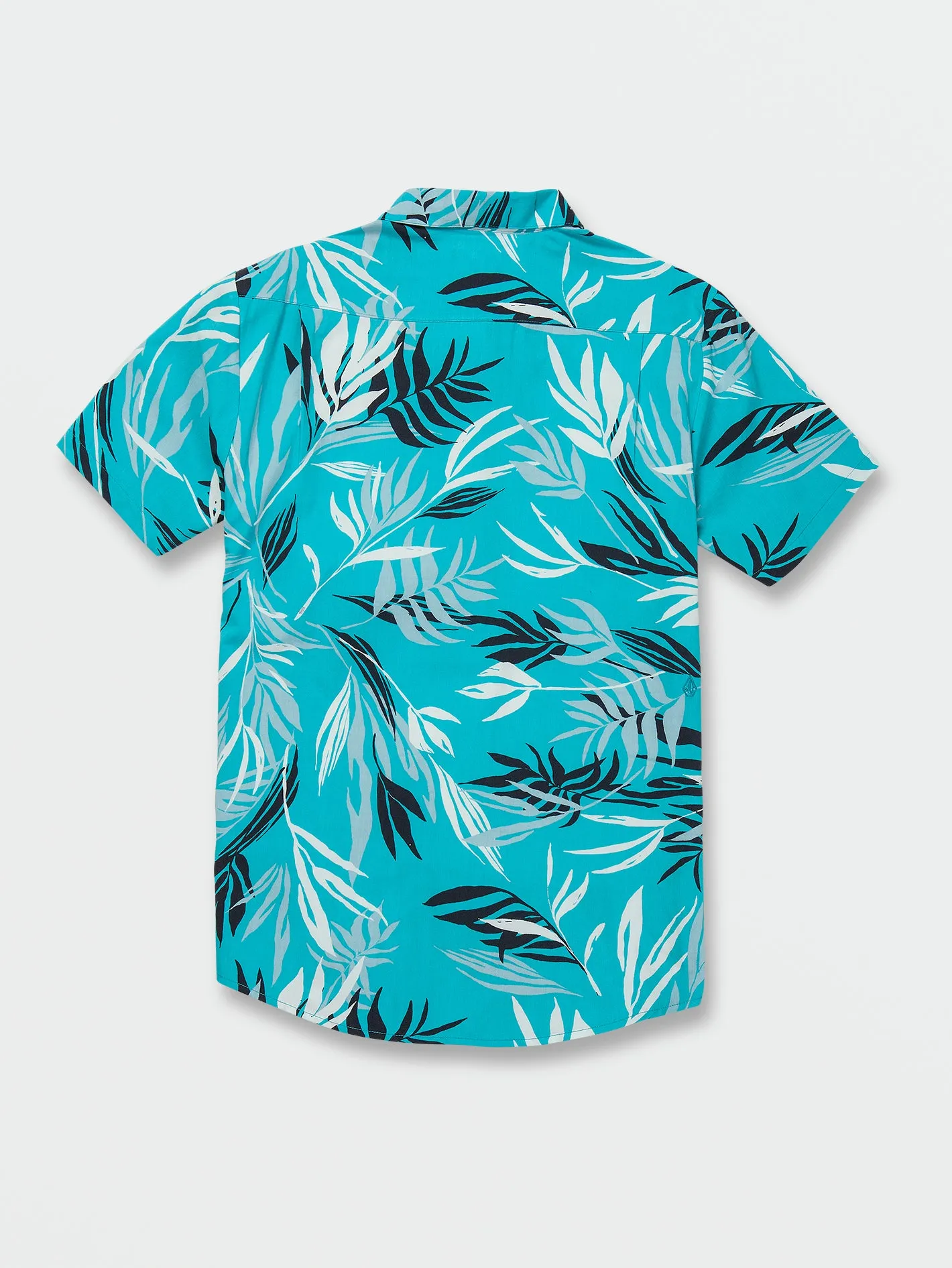 Bleeding Leaf Short Sleeve Shirt - Electric Blue