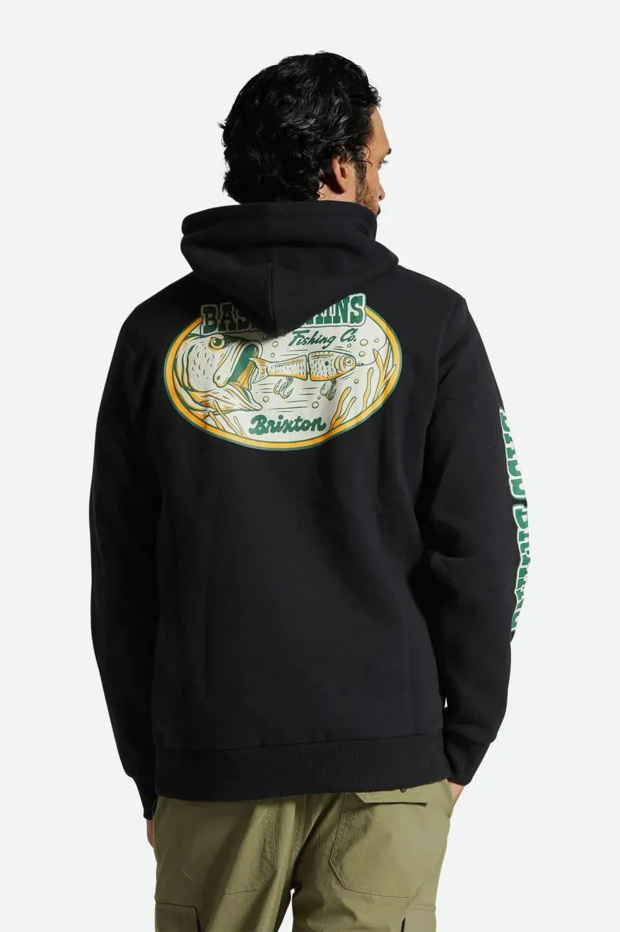 BRIXTON BASS BRAINS SWIM HOOD - BLACK