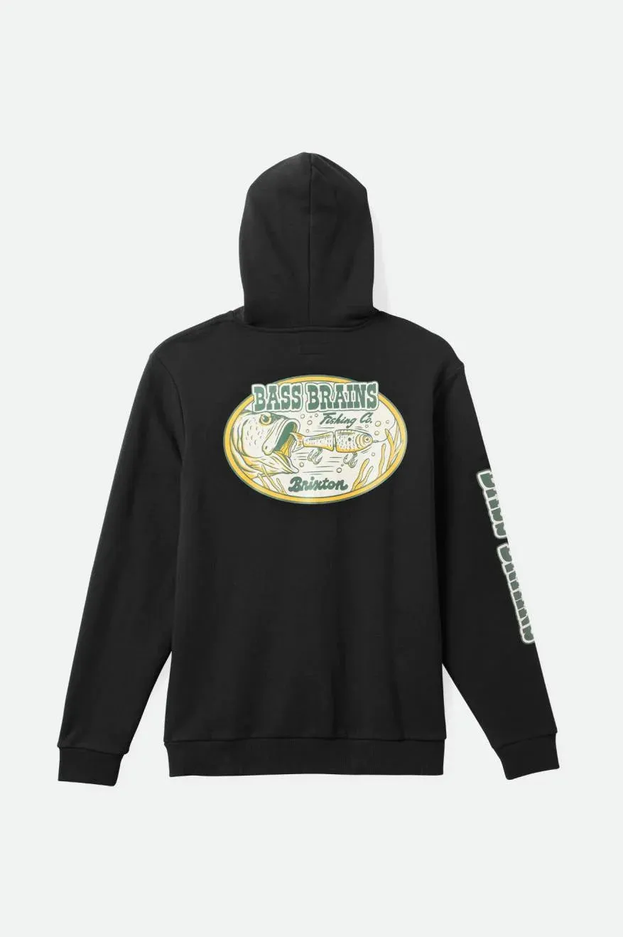 BRIXTON BASS BRAINS SWIM HOOD - BLACK