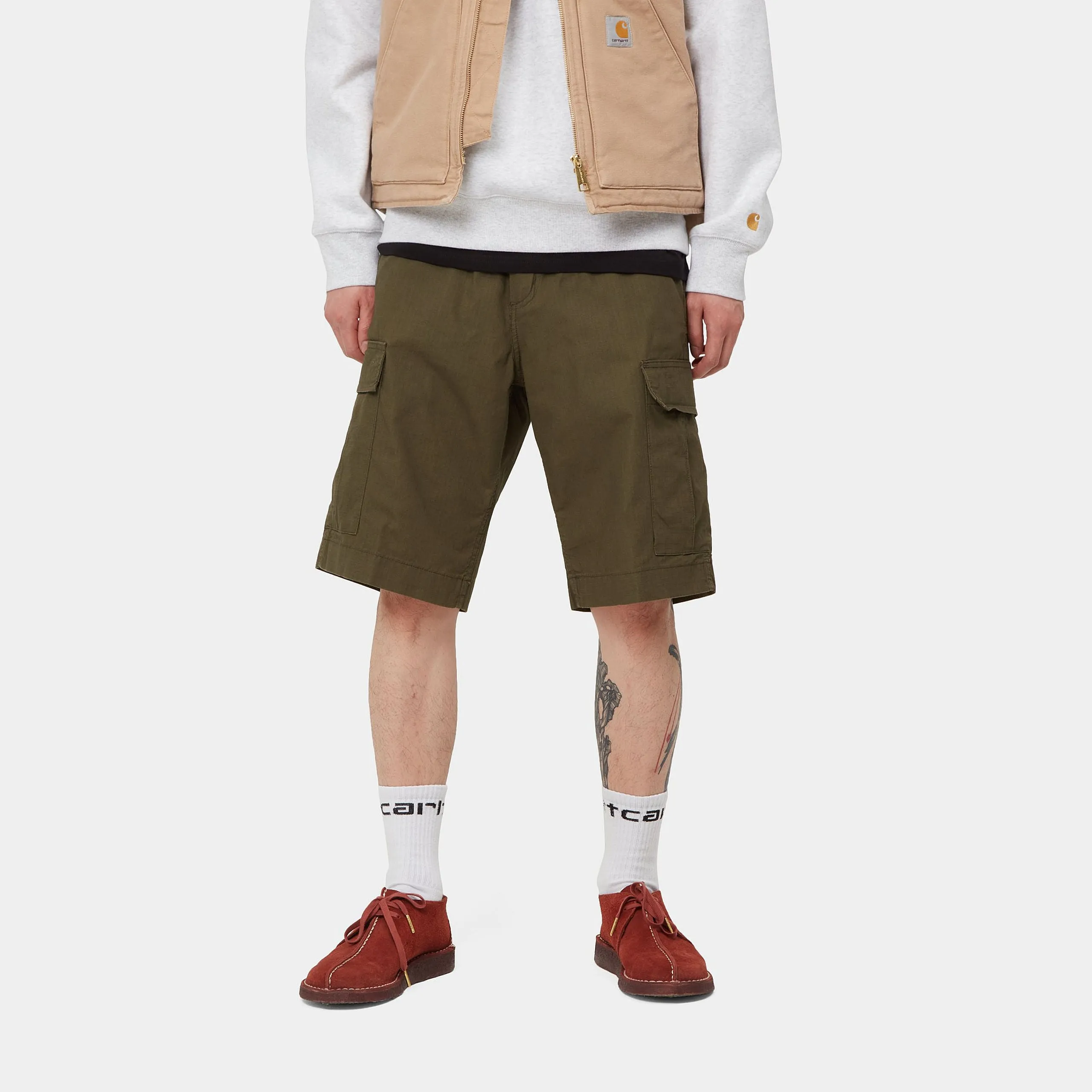 Carhartt Regular Cargo Short Cypress Rinsed
