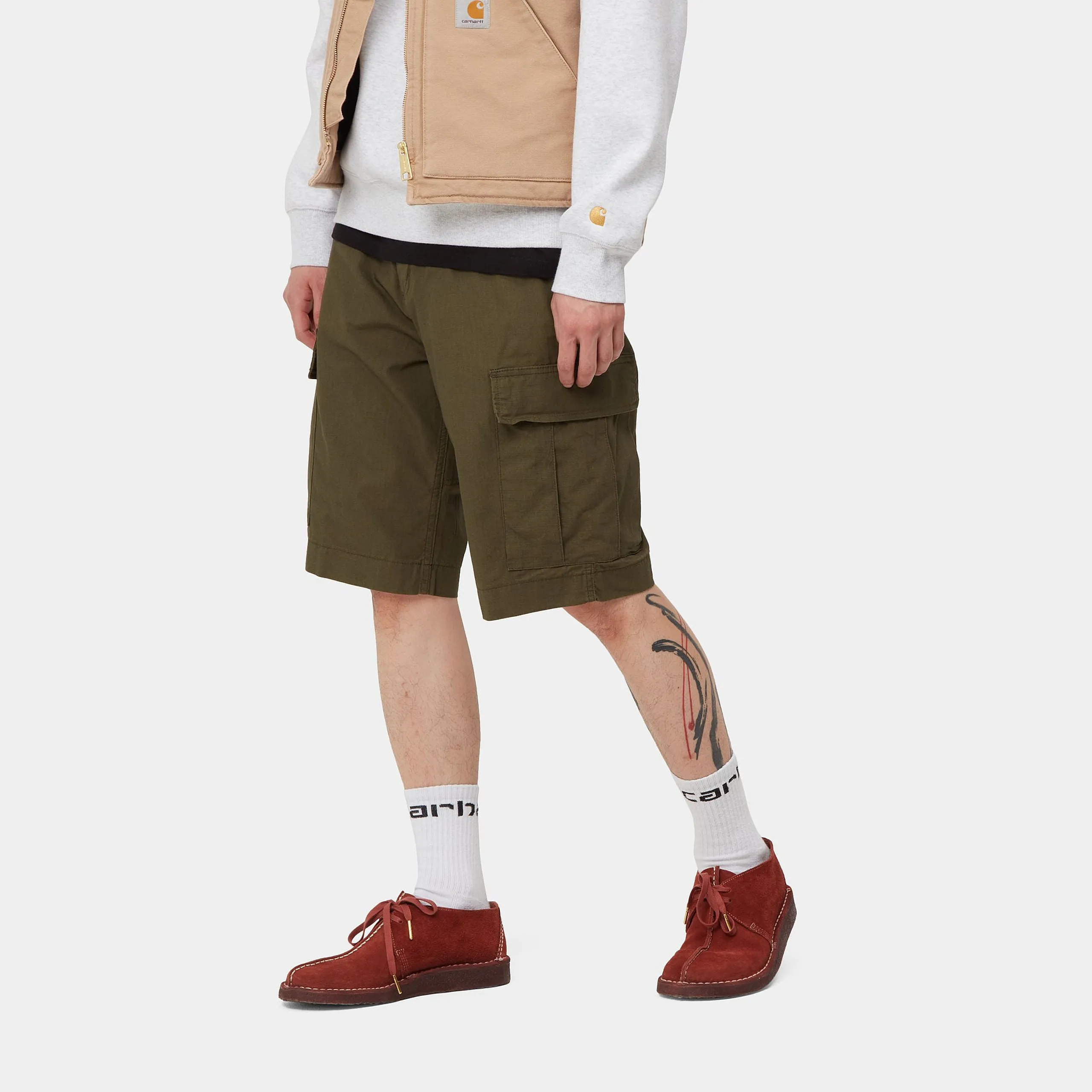 Carhartt Regular Cargo Short Cypress Rinsed