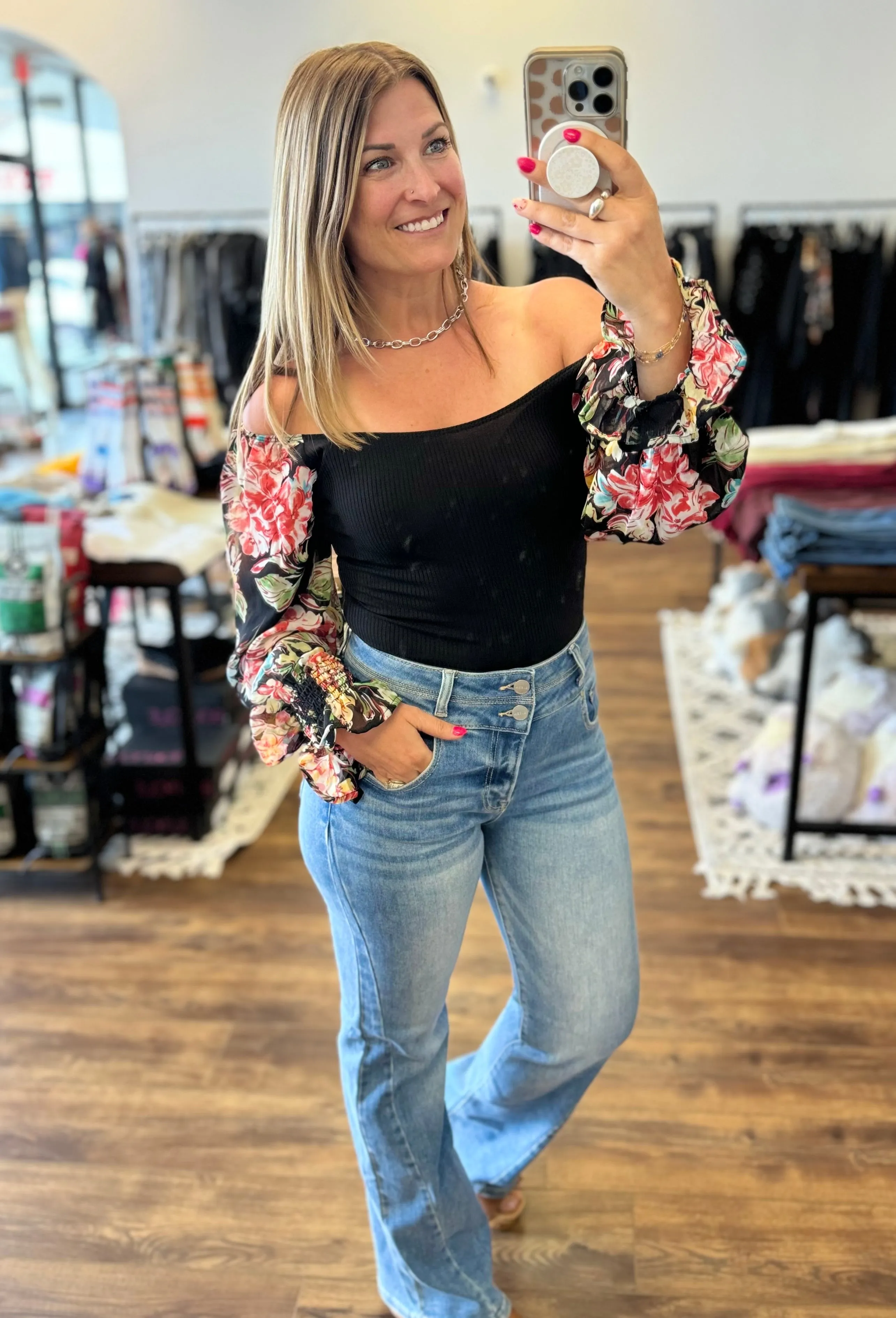 Carmela - Floral Bodysuit