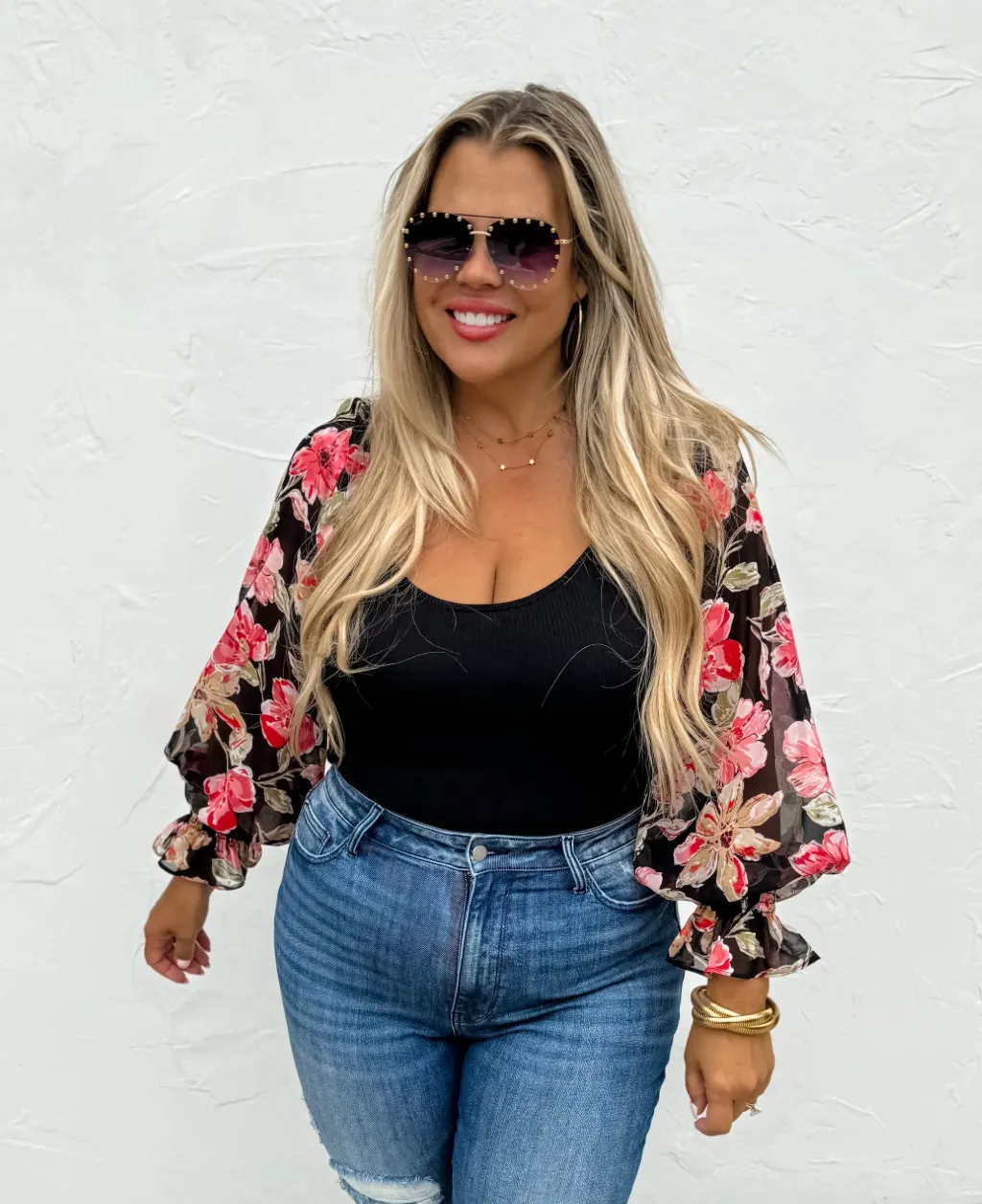 Carmela - Floral Bodysuit