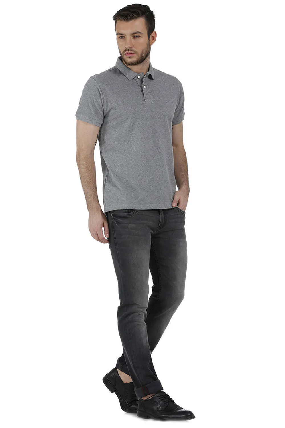 Casual Plain Cotton Muscle T.shirt