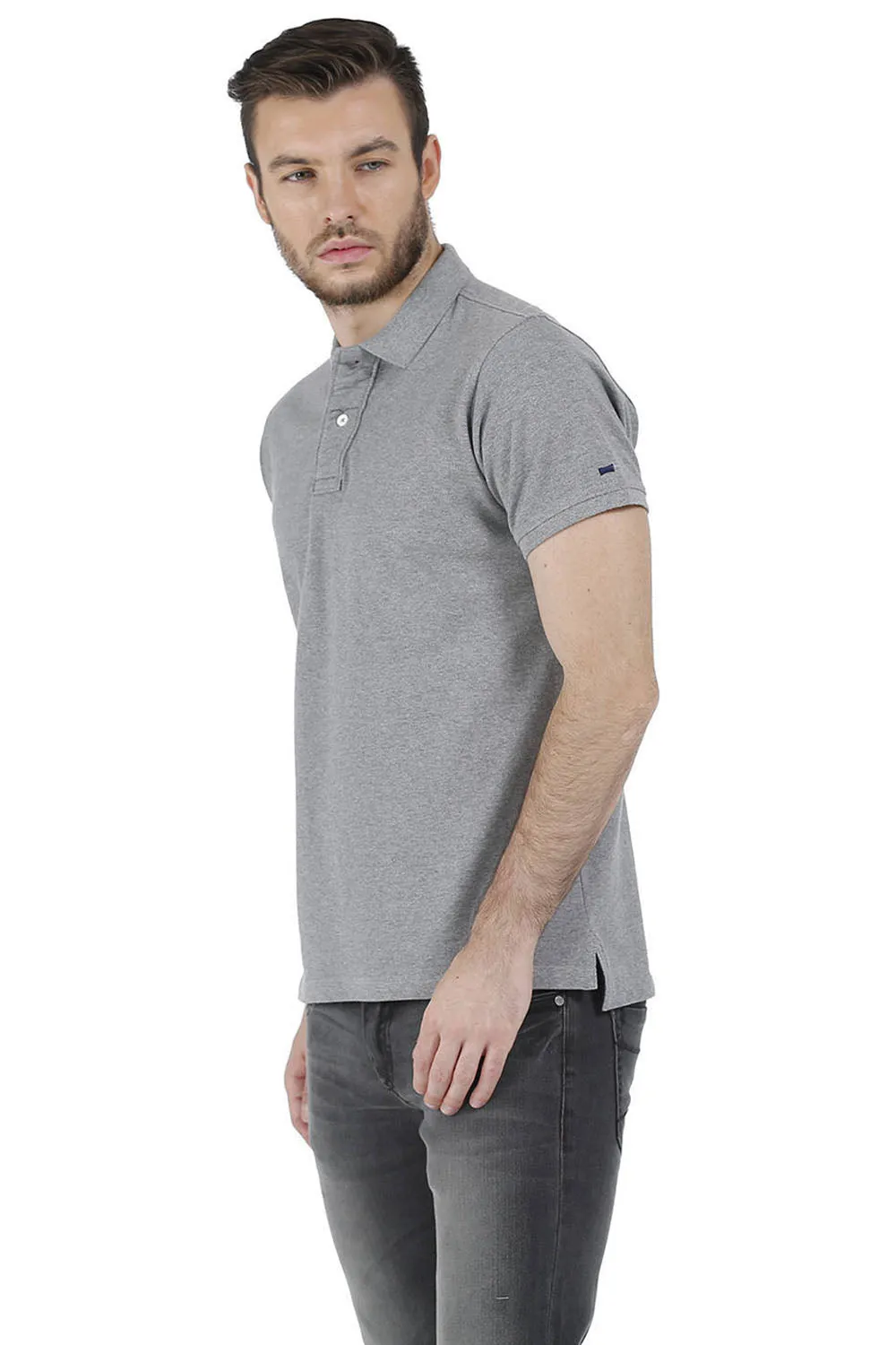 Casual Plain Cotton Muscle T.shirt