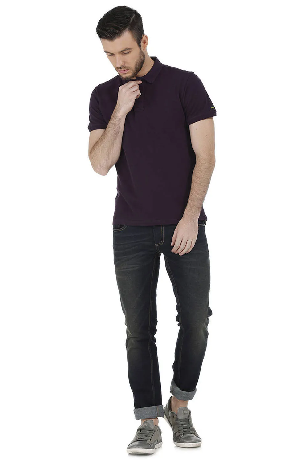 Casual Plain Cotton Muscle T.shirt