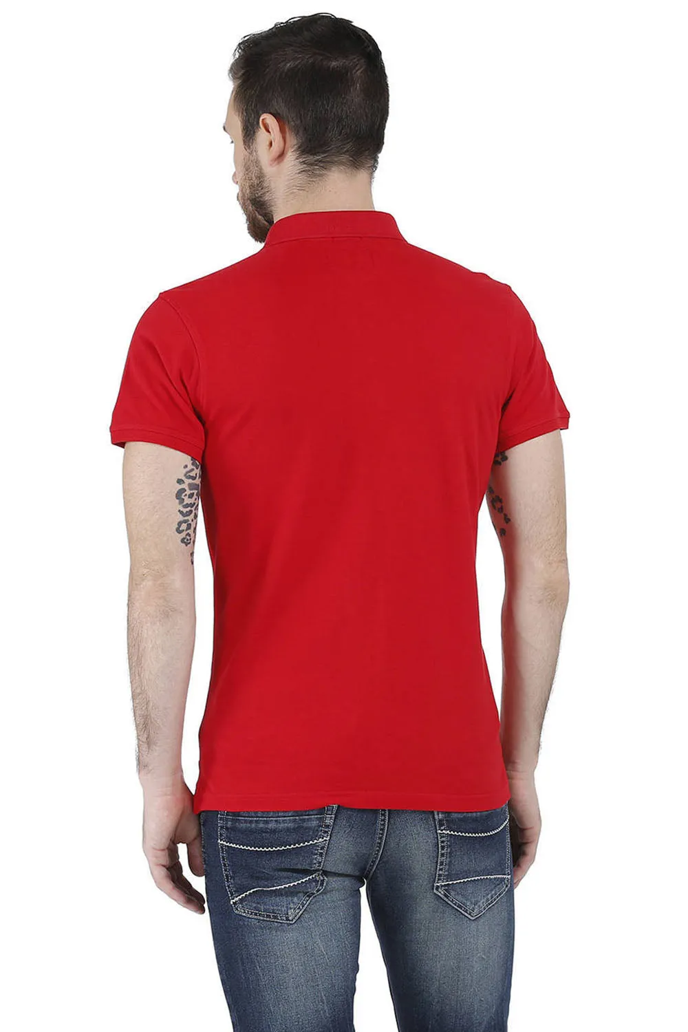 Casual Plain Cotton Muscle T.shirt
