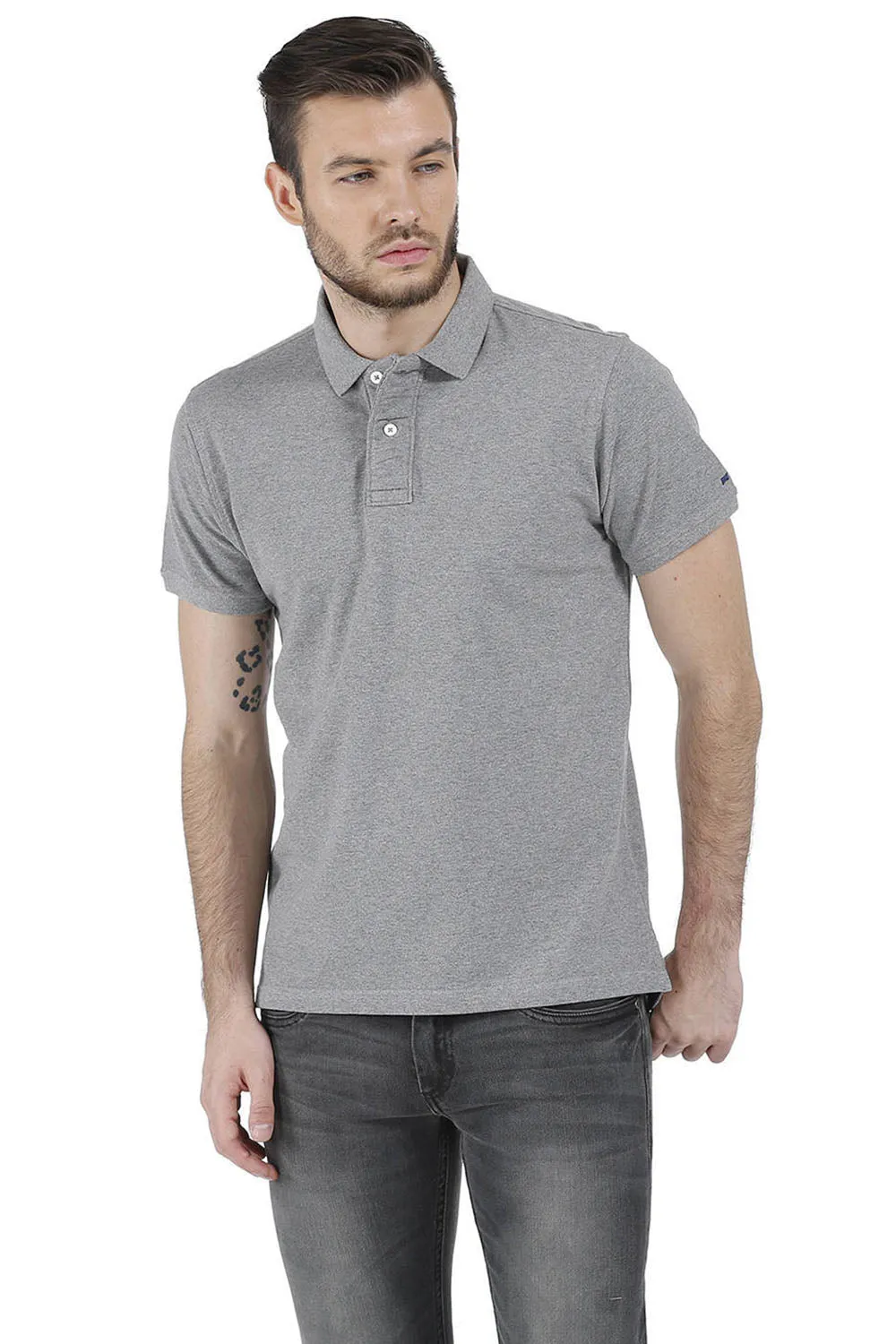 Casual Plain Cotton Muscle T.shirt