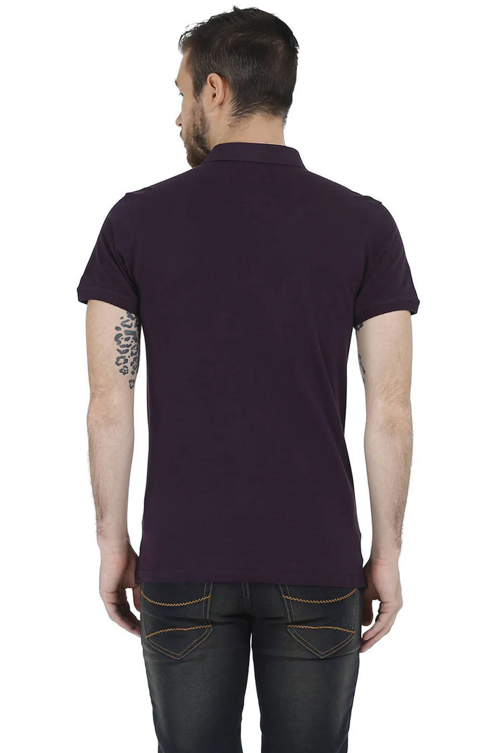 Casual Plain Cotton Muscle T.shirt