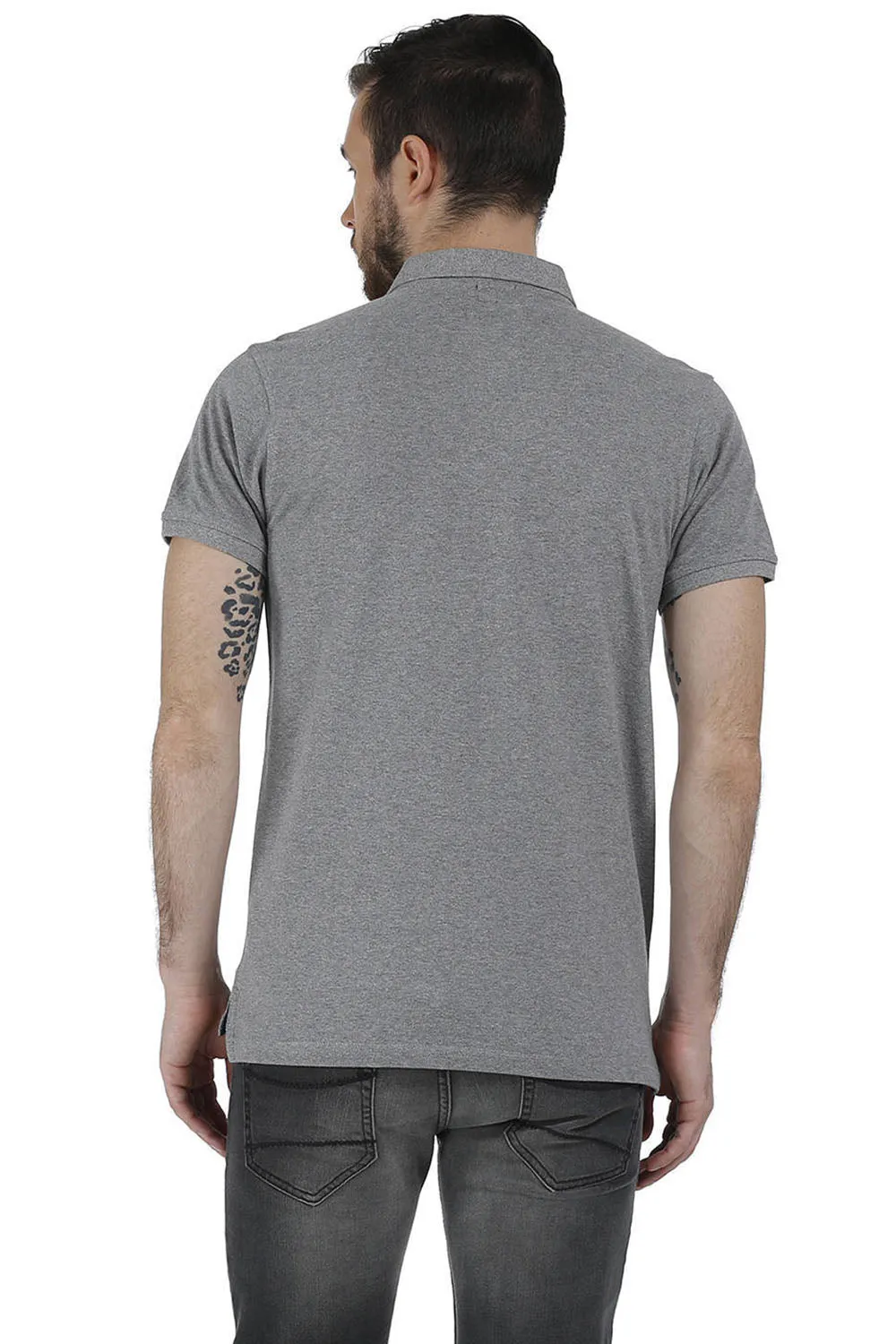 Casual Plain Cotton Muscle T.shirt