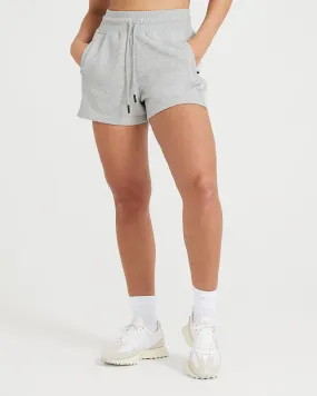 Classic Lounge Lightweight Shorts | Silver Marl