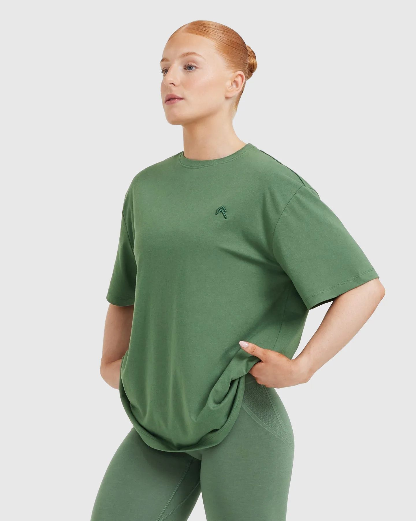 Classic Oversized Lightweight T-Shirt | Forest Green