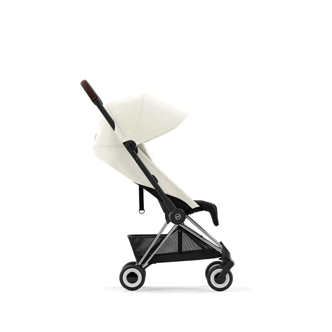 COYA Stroller - Chrome Frame   Off White