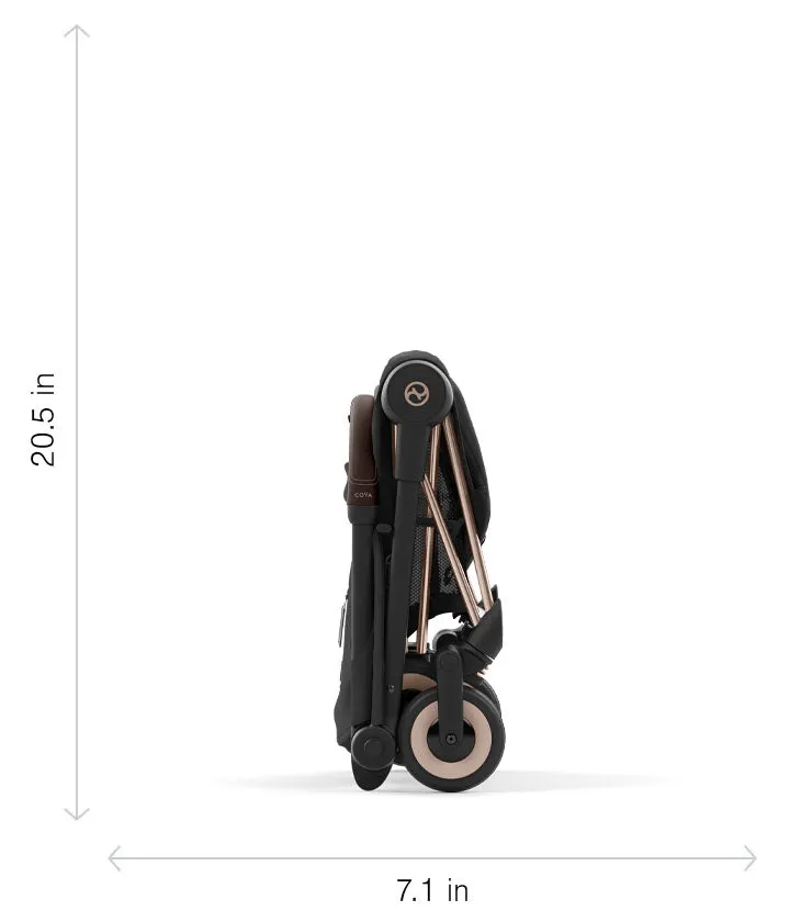 COYA Stroller - Chrome Frame   Off White
