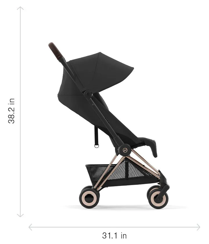 COYA Stroller - Chrome Frame   Off White