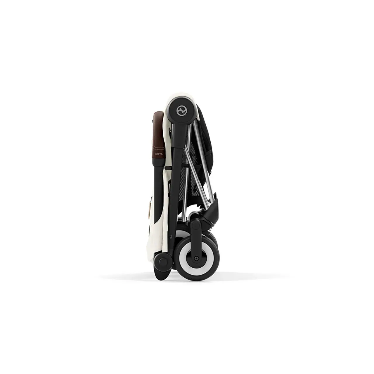 COYA Stroller - Chrome Frame   Off White