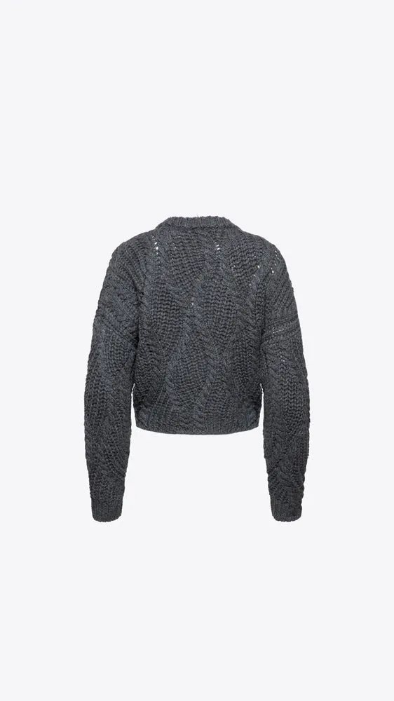 Divine Cardigan - Grey Chine