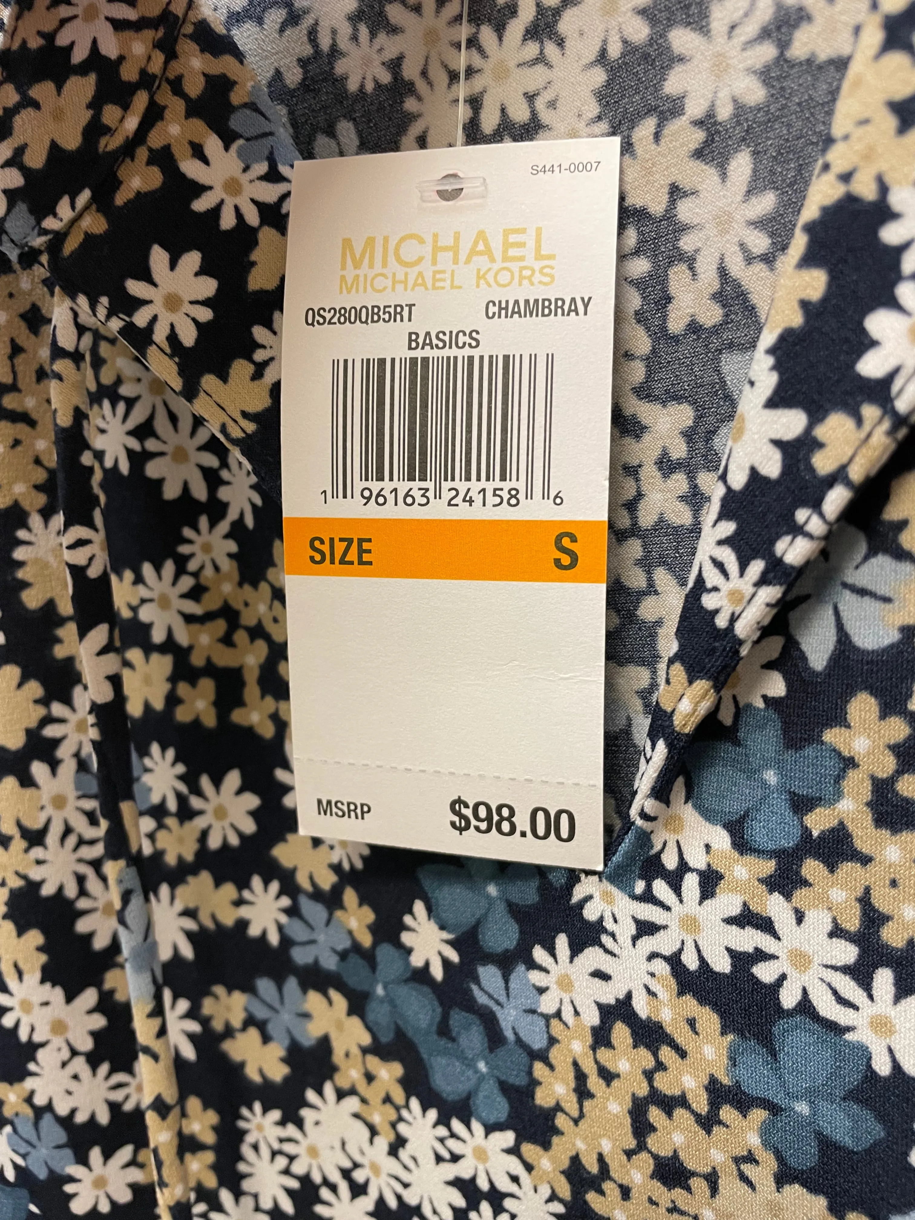 Dress Party Long By Michael By Michael Kors In Floral Print, Size:S