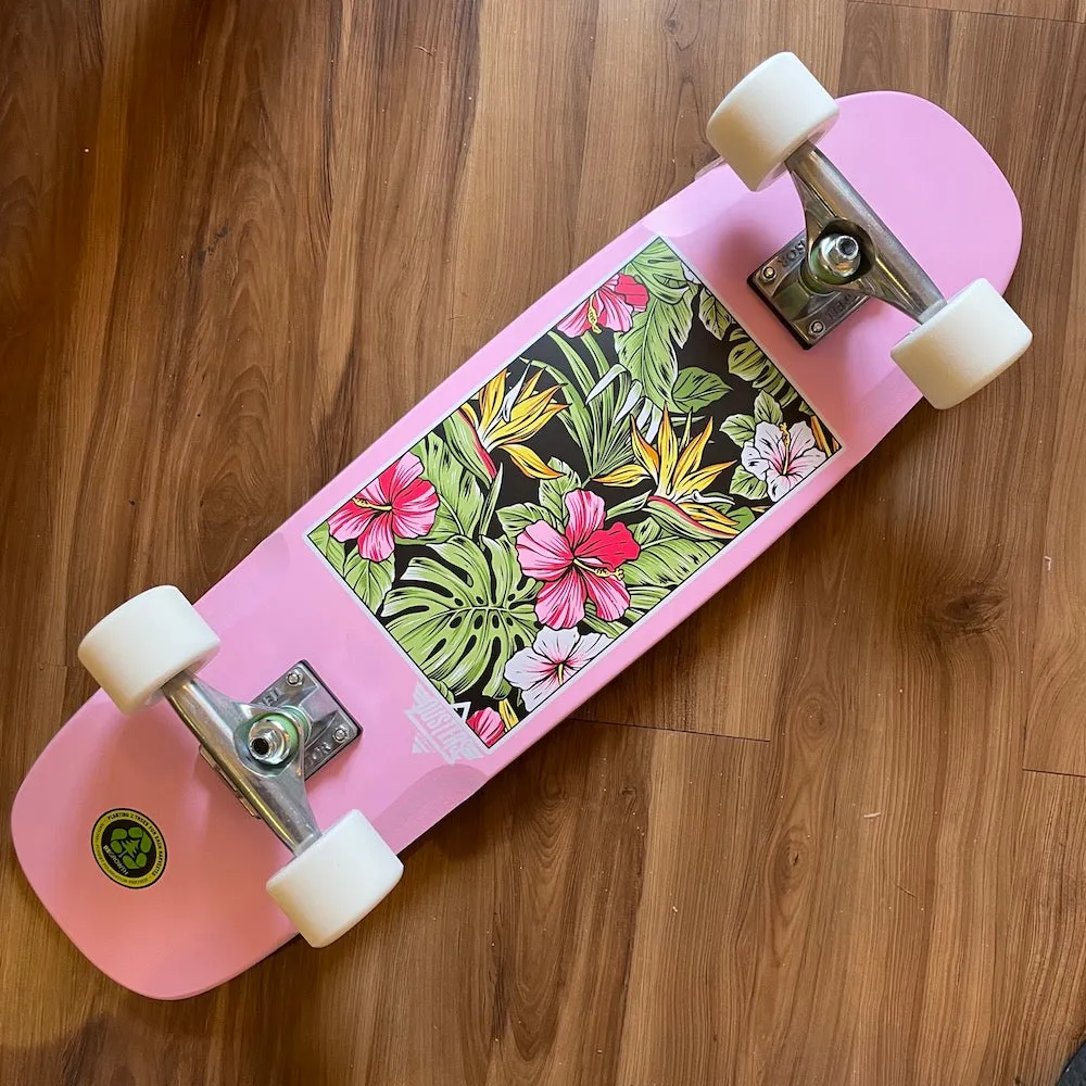 Dusters Tropic Pink 29 Cruiser Skateboard - Stylish and Compact for Easy Cruising