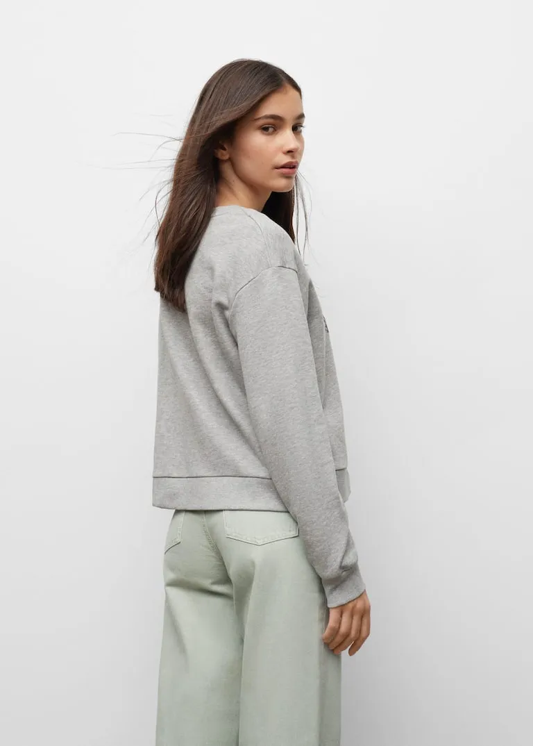 Eagle-print sweater