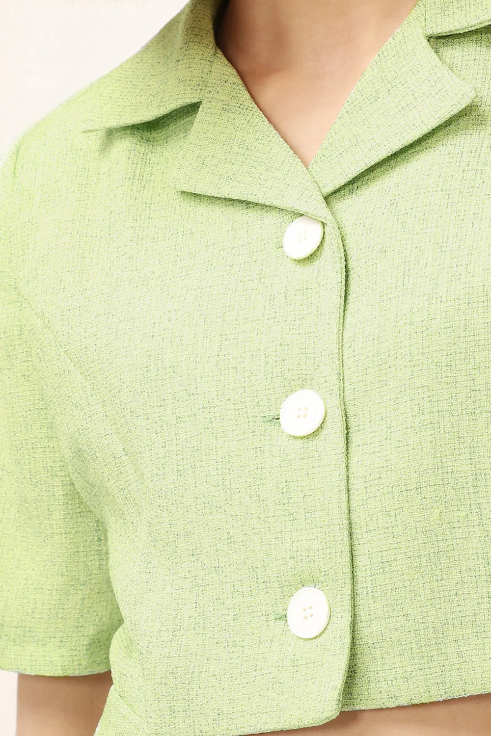 Ella Tweed Cropped Jacket