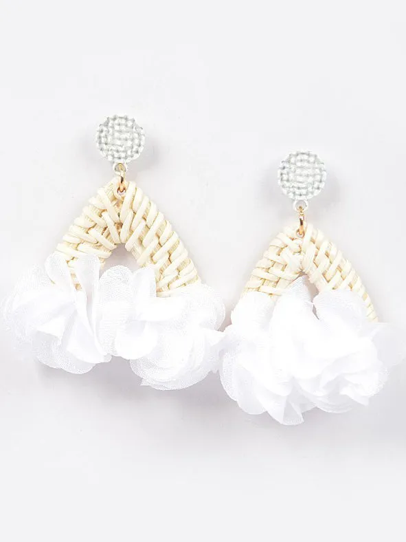 Flower Bamboo Earrings