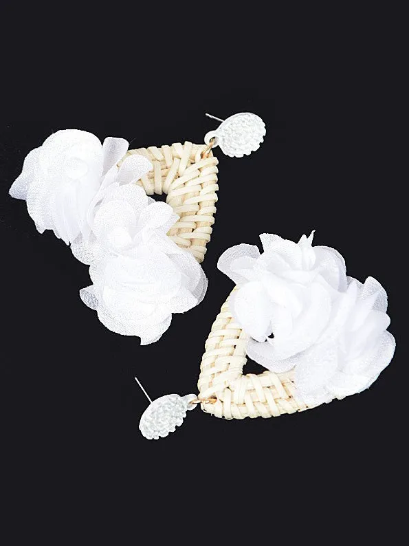 Flower Bamboo Earrings
