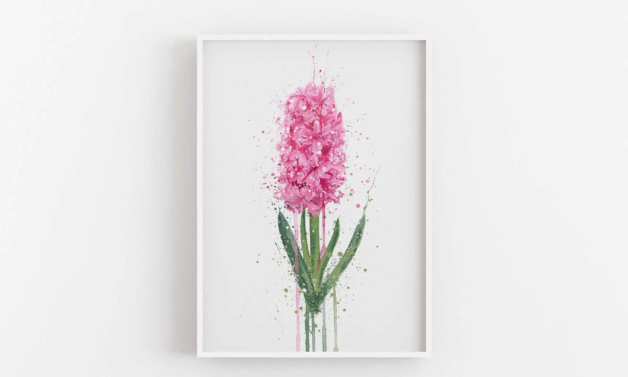 Flower Wall Art Print 'Hyacinth'
