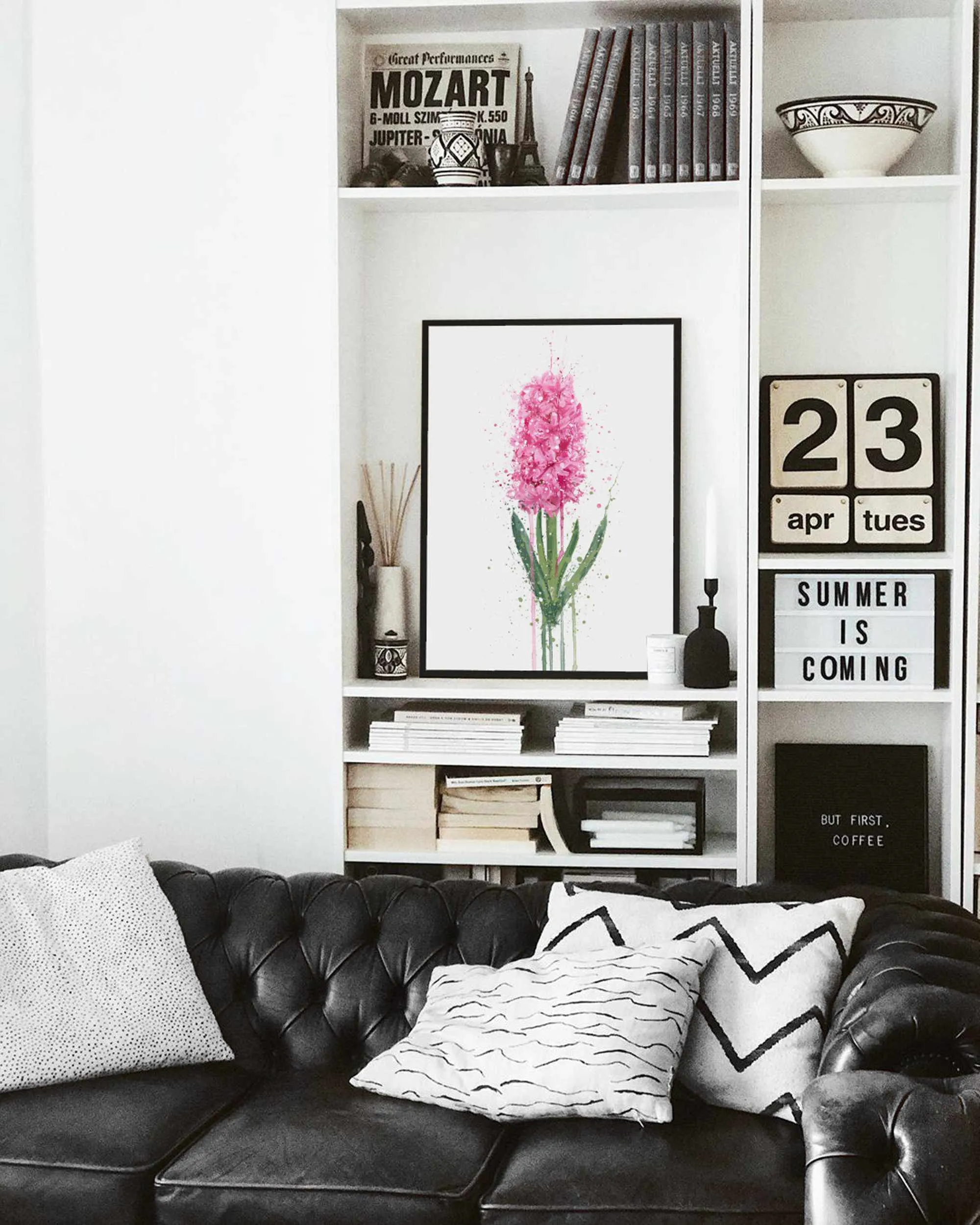 Flower Wall Art Print 'Hyacinth'