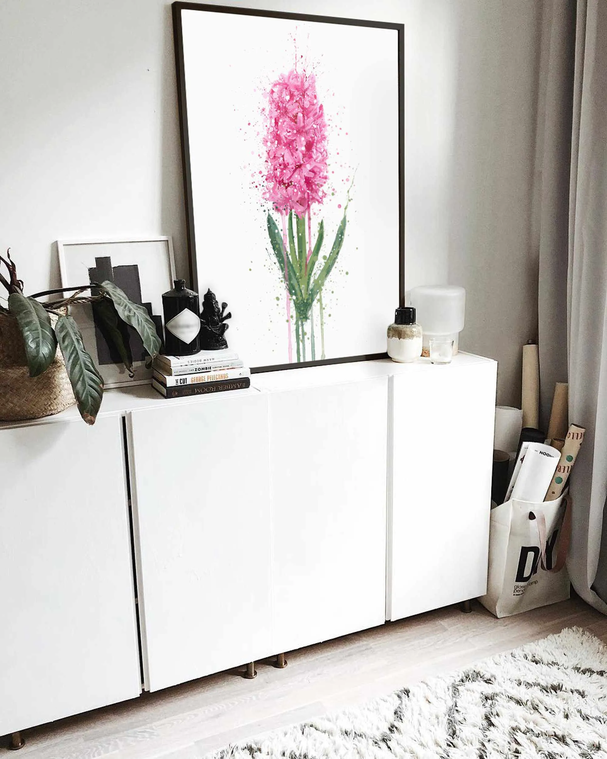 Flower Wall Art Print 'Hyacinth'