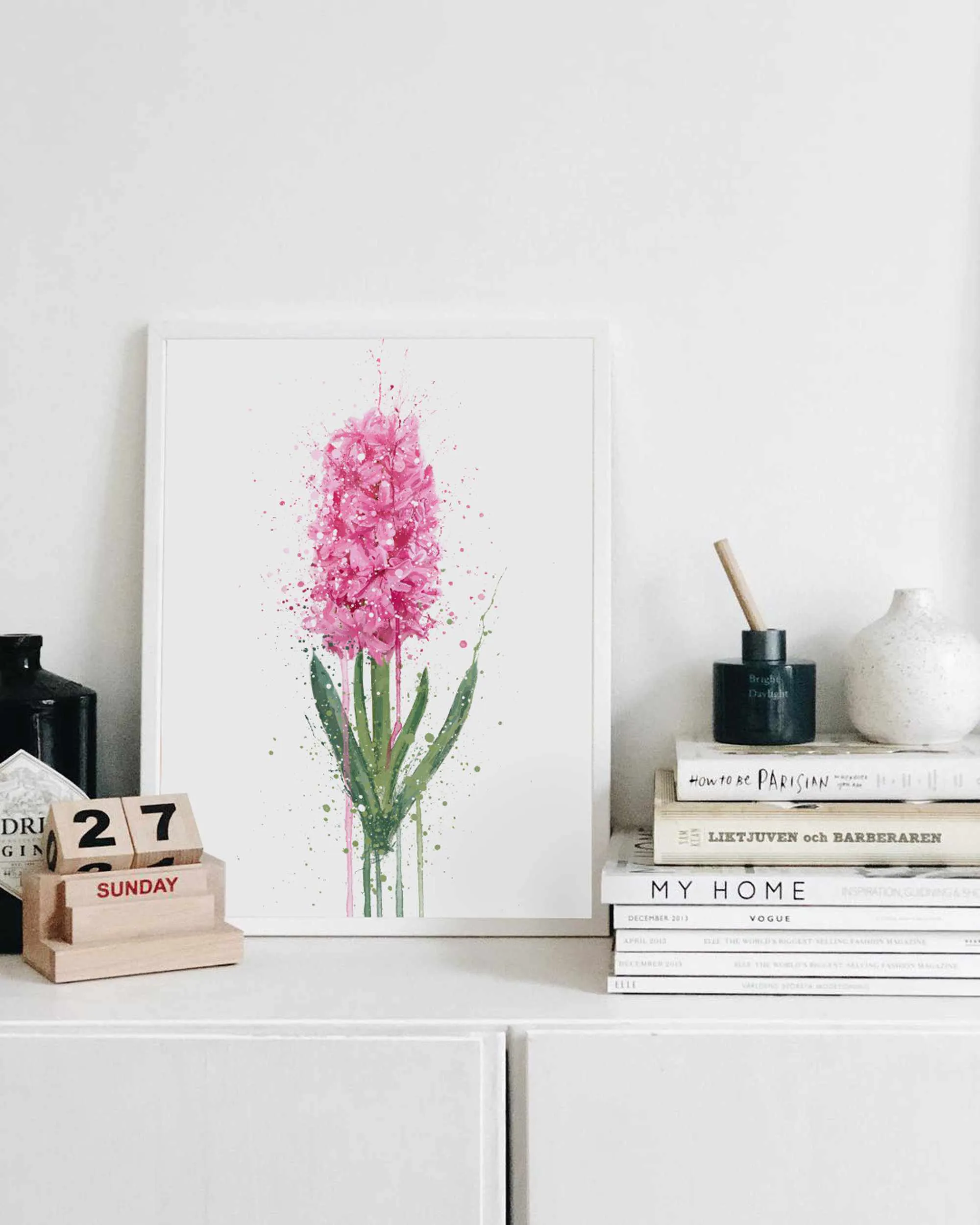 Flower Wall Art Print 'Hyacinth'